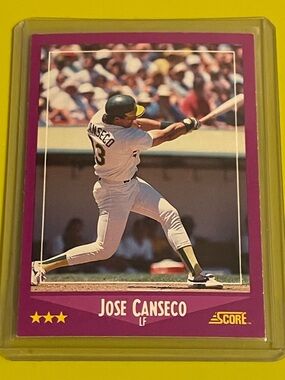 Jose Canseco #45 1988 Score Baseball Trading Card